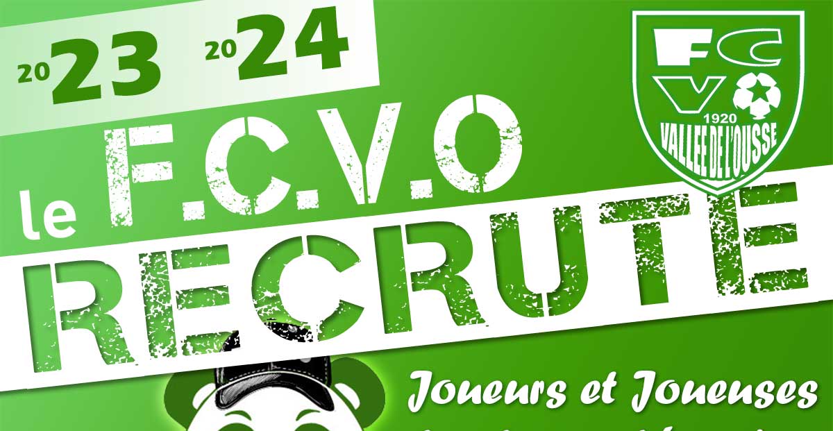 You are currently viewing Le FCVO RECRUTE !