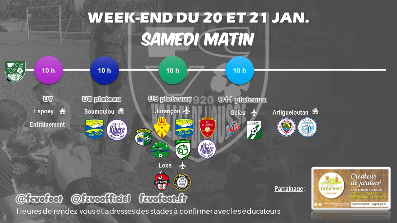 Lire la suite à propos de l’article Les rendez-vous du week-end – 20 et 21 janvier