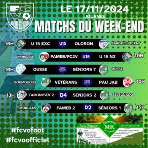 Agenda du week-end – 16/17 novembre 2024