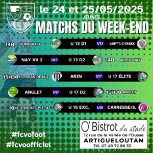 Agenda du week-end – 24 et 25 mai 2025