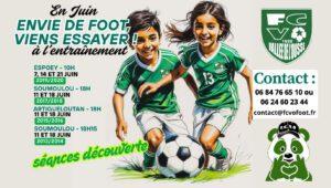 ENVIE DE FOOT, VIENS ESSAYER ! à l’entraînement